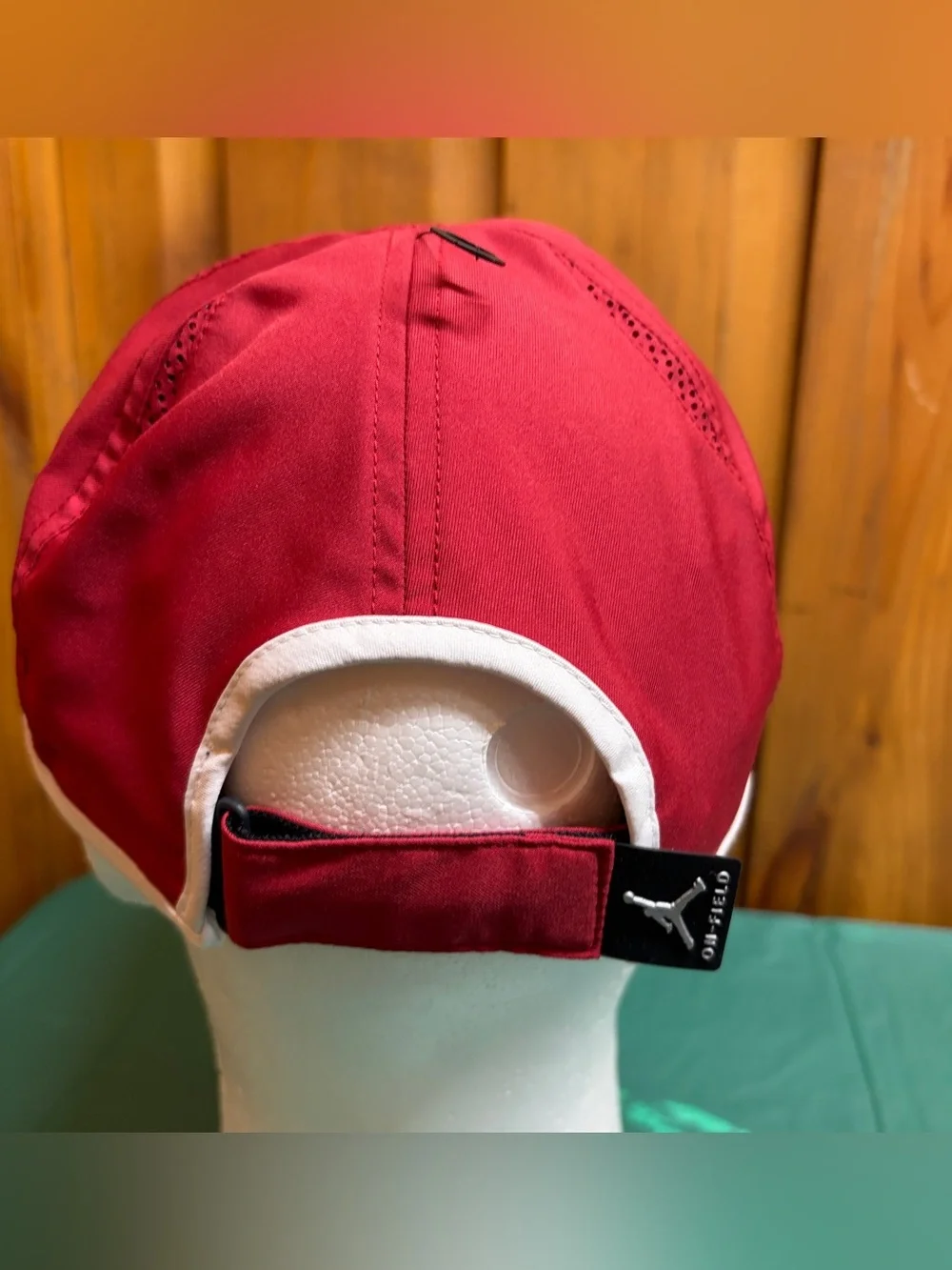 Oklahoma Sooners Jordan Hat Cap Dri-FIT Strapback Hat M/L NWT! Nike Running